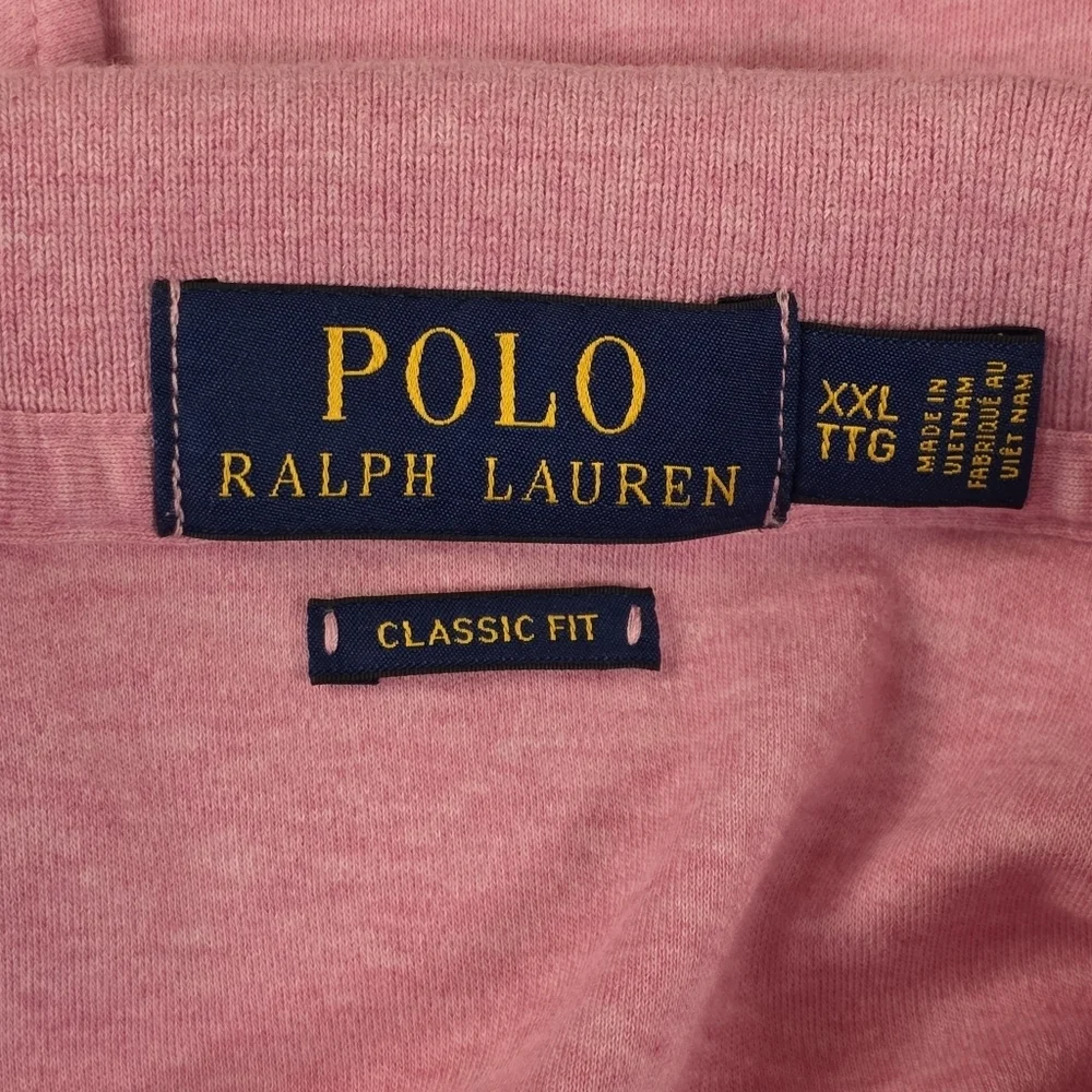 Polo Ralph Lauren Heather Pink Classic Fit Polo Men's XXL Cotton Short Sleeve